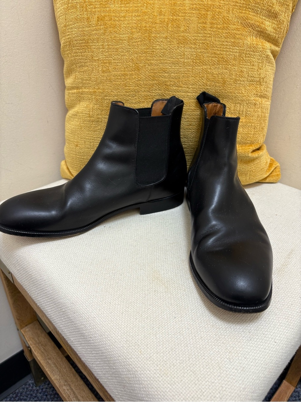 Moreschi Men’s Black Leather Boots - GREAT CONDITION! Size 8 1/2